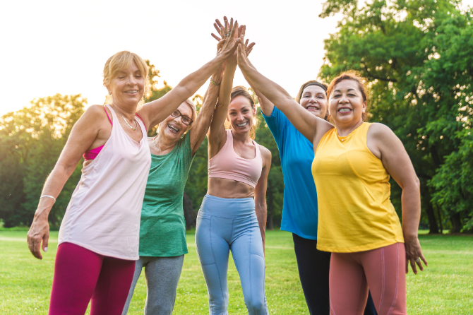 Empowered Women in Sportswear