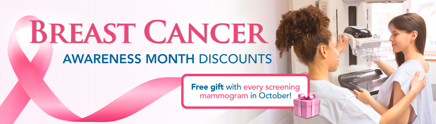 Breast Cancer Awareness Month mammogram screening promotion at OakBend Medical Center